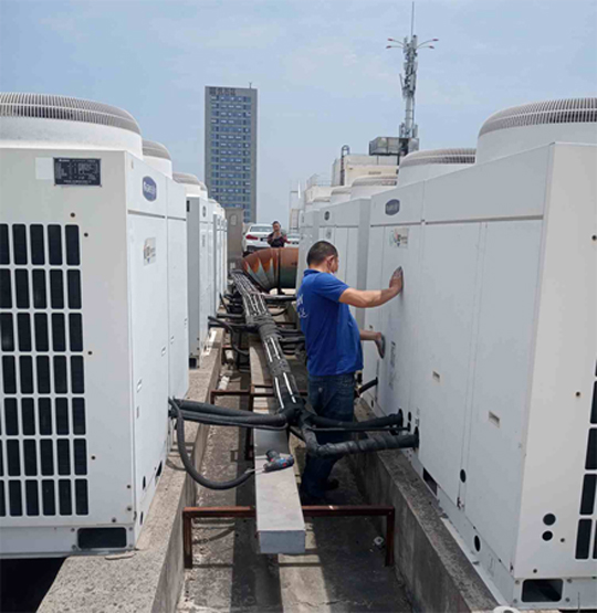 定海中央空调制热和不制冷系统维修方法